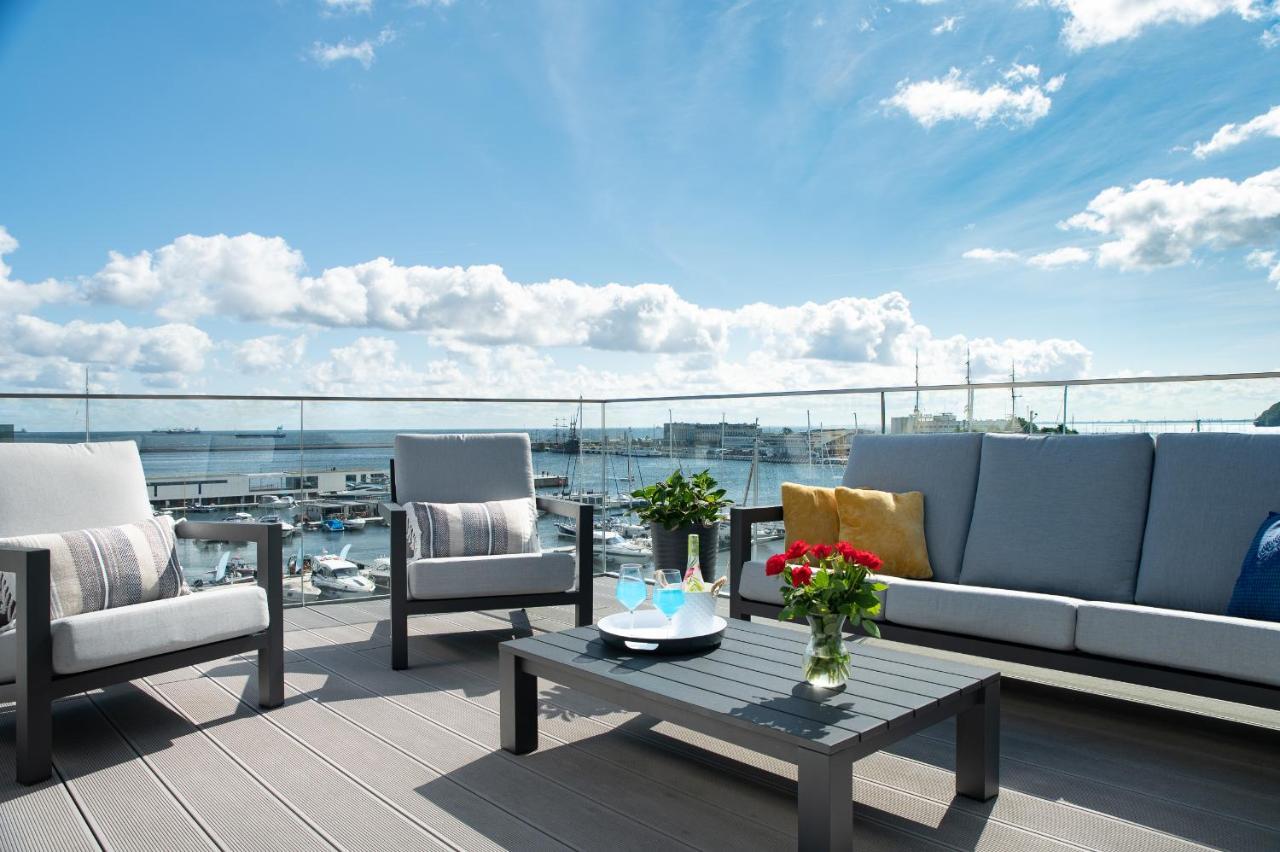 Yacht Park Premium Apartment Sea View Гдиня Екстер'єр фото
