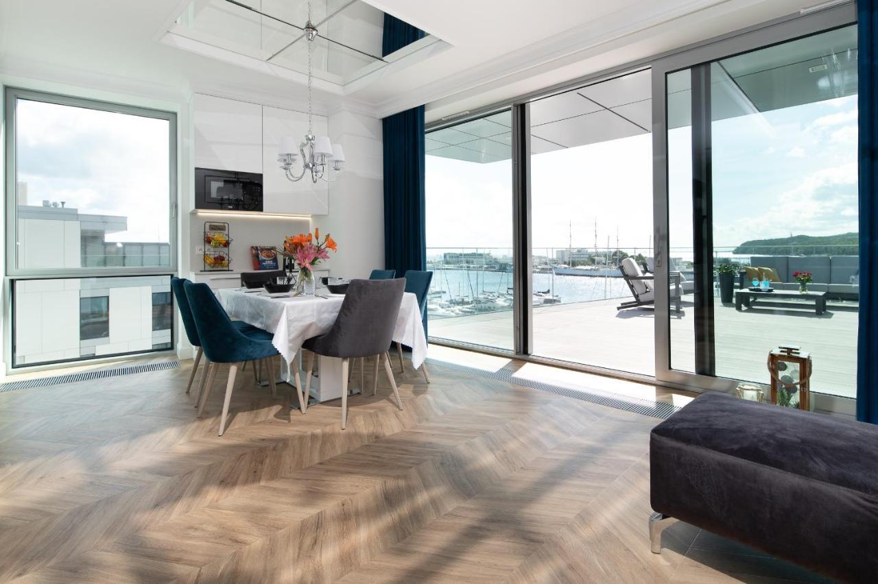 Yacht Park Premium Apartment Sea View Гдиня Екстер'єр фото