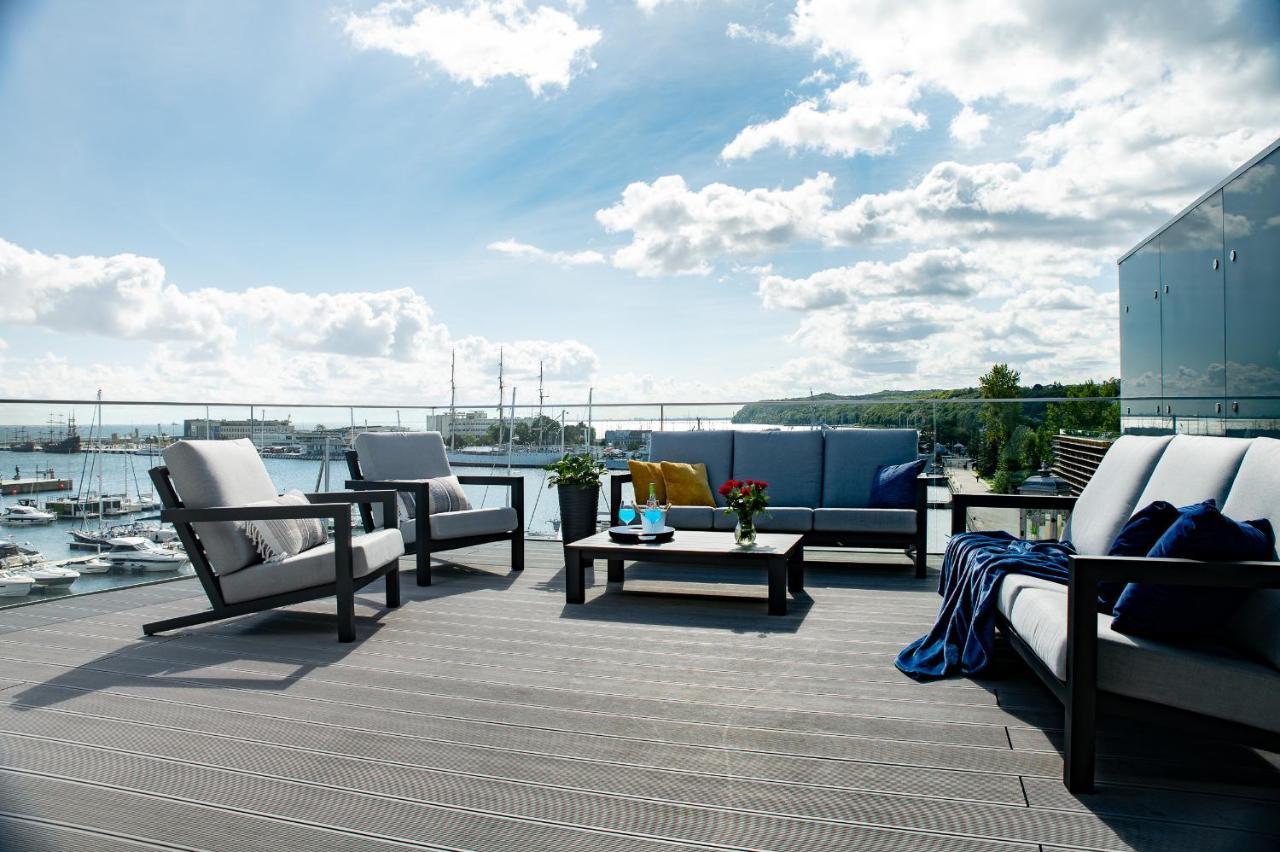 Yacht Park Premium Apartment Sea View Гдиня Екстер'єр фото